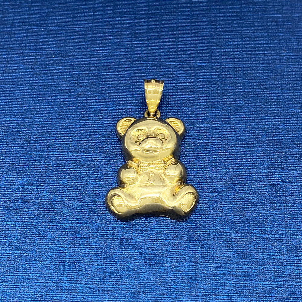 10k Teddy Bear Pendant